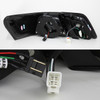 Fits Smoke Lens 07-09 Camry Base Ce Le Se Xle 4Pcs LED Tail Lights W/Trunk Piece