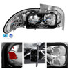 Fits 93-01 Subaru Impreza 4X4 Ls 2.5Rs Black Tail Brake Lights Lamps Left+Right