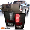 Black Fits 04-15 Titan Pickup Truck LED Tail Lights Break Lamps Left+Right Pair