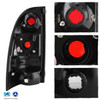 Fits 05-15 Toyota Tacoma Pickup Truck Black Bezel Rear Tail Lights Brake Lamps