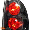 Fits 05-15 Toyota Tacoma Pickup Truck Black Bezel Rear Tail Lights Brake Lamps