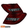 Fits 08-10 Benz W204 C-Class C230 C250 C300 C350 C63 Red Smoked LED Tail Lights