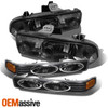Fits 98-04 Chevy S10 Pickup 98-05 Blazer Headlights Smoke Lens + Bumper Lights