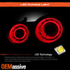 For 2009-2017 GTR GT-R R35 Sport Brake Reverse Lamp LED Smoked Tail Lights Pair