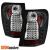 Fits 99-04 Grand Cherokee Sport SUV Black LED Tail Brake Lights Lamp Left+Right