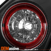 Fits 03-08 Toyota Corolla JDM Black 4Pcs LED Tail Brake Lights Lamp +Trunk Piece