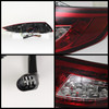 Fits 05-08 Porsche 911 997 Carrera 4/S/4S Red Clear Full LED Tail Lights Lamps