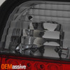 Fits 96-98 Civic 4Dr Sedan JDM Red Smoke 4Pcs LED Tail Brake Lights Left+Right