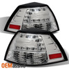 Fits 08-09 Ponitac G8 Gt Gxp 4Dr Sedan LED Chrome Clear Tail Brake Lights Lamps