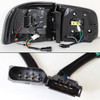 Fits 03-07 Touareg Sport SUV Base V6 V8 Tdi Chrome LED Tail Lights W/Trunk Piece