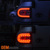 Fits Black 07-14 Toyota FJ Cruiser With Lumileds LED Light Bar Tail Lamps set