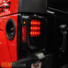 Fit Black Smoked 2007-2017 Jeep Wrangler 2018 JK LED Tail Lights Pair Left+Right