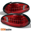 Fit Red Clear 1997-2003 Pontiac Grand Prix LED Tail Brake Lights Pair Left+Right