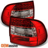 Fits 03-07 Porsche Cayenne S Tubro Sport SUV JDM Red Clear LED Tail Lights Lamps