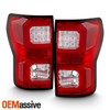For 2007-2013 Tundra Pickup Tube Light Bar LED Red Tail lights LH+RH Replacement