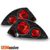 Fits 00-02 Mitsubishi Eclipse Sport Coupe JDM Black Tail Brake Lights Left+Right