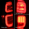 Fits [NEW CC Style] Red Smoked 14-20 Toyota Tundra LED Tube Tail Lights Pair