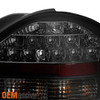 Fits 99-05 Pontiac Grand Am Se Gt Black Smoked LED Tail Brake Lights Left+Right