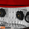 Fits 95-00 Toyota Tacoma Pickup Truck Red Clear LED Tail Brake Lights Left+Right