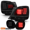 Fits 1998-05 Lexus GS300 98-2000 GS400 2001-2005 GS430 4Pcs Black LED Tail Light
