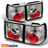 Fits 93-96 Volkswagen Passat B4 4Dr Sedan Tdi Glx Chrome Clear Tail Lights Lamps