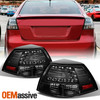 Fits 08-09 Ponitac G8 Gt Gxp 4Dr Sedan LED Black Tail Brake Lights Left+Right