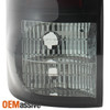 Fit 2007-2013 Toyota Tundra Pickup Black Smoked LED Tail Light+Smoked Headlights