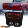 *Black Smoked* Fits 04-15 Titan Pickup Truck Tail Lights Brake Lamps Pair Set