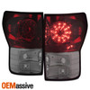 Fits 07-13 Toyota Tundra Pickup Truck Red Smoked LED Tail Brake Lights Lamp Set