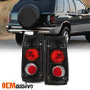 Fits 91-97 Isuzu Rodeo 89-94 Amigo Pickup Truck JDM Black Tail Brake Lights Lamp