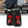 Fits 91-97 Isuzu Rodeo 89-94 Amigo Pickup Truck JDM Black Tail Brake Lights Lamp