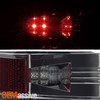 Fits 07-13 Toyota Tundra Pickup Truck Smoked Smoke LED Tail Lights Brake Lamps