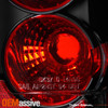 Fits 96-02 Toyota 4Runner Base Sr5 Limited Sport SUV JDM Black Tail Lights Lamps