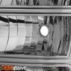 Fits 03-06 Silverado Pickup Truck 1Pc Amber Clear Headlights+Bumper Signal Light
