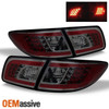 Fits Smoked 03-08 Mazda Mazda 6 4Dr Sedan 4Pcs LED Tail Brake Lights+Trunk Piece