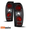 Fits 98-04 Frontier Pickup Truck Smoked Smoke Rear Tail Lights Brake Lamps Pair