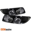 Fits 03-08 Mazda 6 4Dr Sedan JDM Black 4Pcs LED Tail Brake Lights W/Trunk Piece
