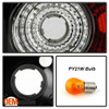 Fits Black 2006-2009 VW Rabbit GTi 2008 Volkswagen R32 Tail Lights Lamps