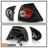 Fits Black 2006-2009 VW Rabbit GTi 2008 Volkswagen R32 Tail Lights Lamps