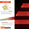 Fits 06-11 Lexus GS300 GS350 GS430 GS450h Replacement Black LED Tail Lights Pair
