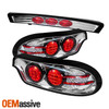 Fit 93-95 Mazda Rx7 FD3S Spirit R Kouki Style Chrome LED Tail Lights+Trunk piece
