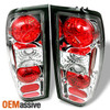 Fits 98-04 Frontier Pickup Truck Chrome Clear Tail Brake Lights Lamps Left+Right