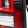 Fits 10-14 Land Rover LR4 Discovery Black DRL LED Tail Brake Lights Left + Right