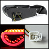 Fits 12-20 Scion FR-S Subaru BRZ JDM Black Full LED Tail Lights W/LED Strip Tube