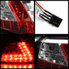 Fits 08-17 Lancer Evoution X Cz4A Chrome 4Pcs LED Tail Lights Lamp Left+Right