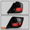 Fits 05-10 Scion Tc Sport Coupe JDM Fully Smoked Lens LED Tail Lights Lamps Pair