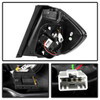 Fits 09-14 Fit Jazz Sport Hatchback Black LED Light Tube/Bar Design Tail Lights