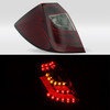 Fits 09-14 Fit Jazz Hatchback Red Smoked LED Light Tube/Bar Design Tail Lights