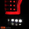 Black Smoked Tail Lights Fits 04-08 Ford F150 Styleside Tube Light Bar LED Lamps