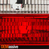 Fits 96-00 Honda Civic Ek9 3Dr Hatchback JDM Red Clear LED Tail Brake Lights Set